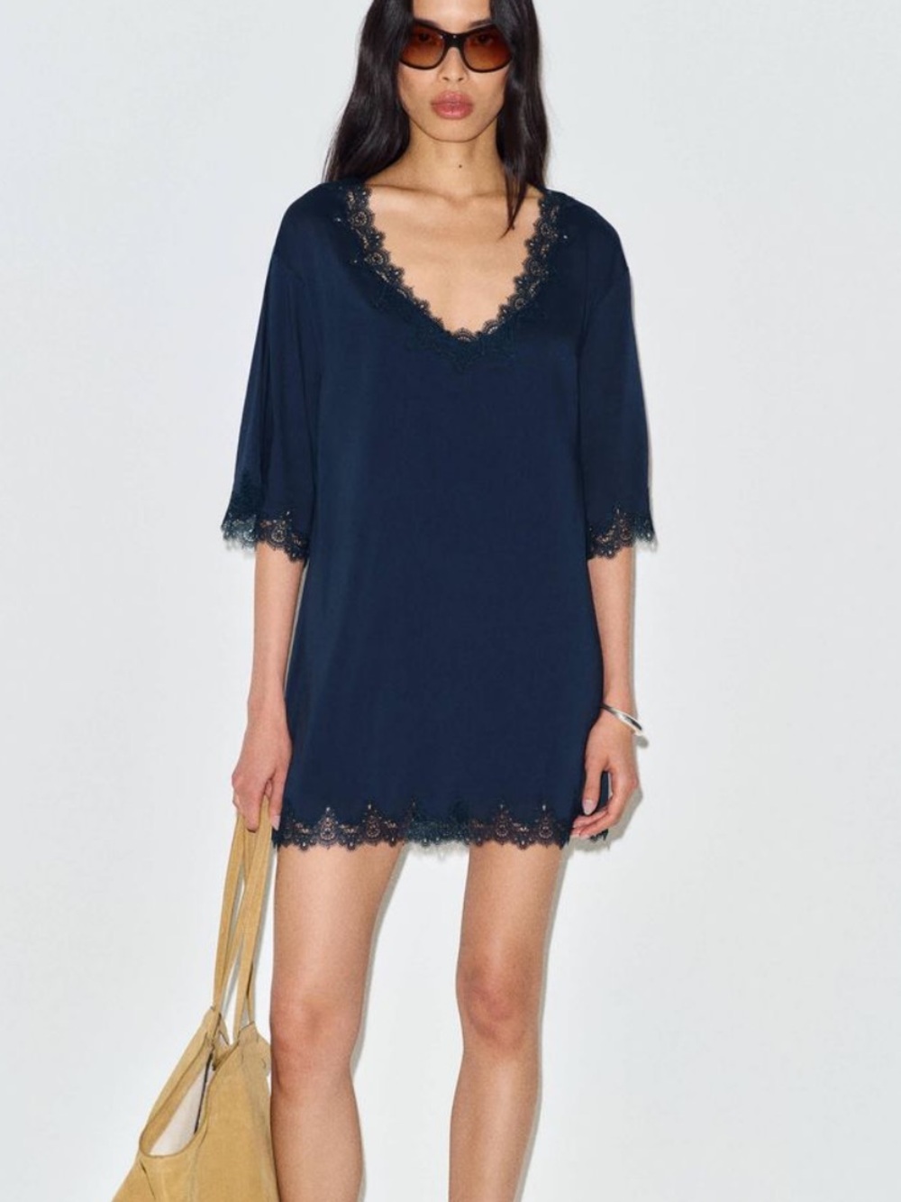 Reformation Sonny Lace Dress